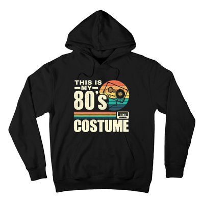 Vintage 80s This is My 80's Costume Party Retro Hoodie