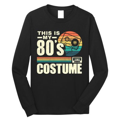 Vintage 80s This is My 80's Costume Party Retro Long Sleeve Shirt