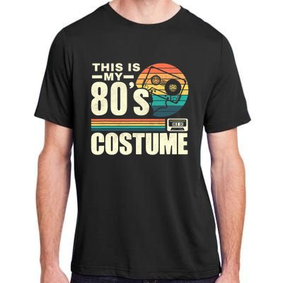 Vintage 80s This is My 80's Costume Party Retro Adult ChromaSoft Performance T-Shirt