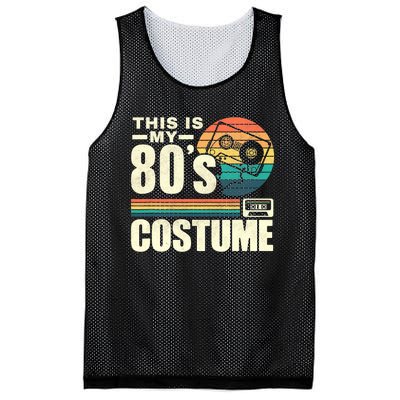 Vintage 80s This is My 80's Costume Party Retro Mesh Reversible Basketball Jersey Tank