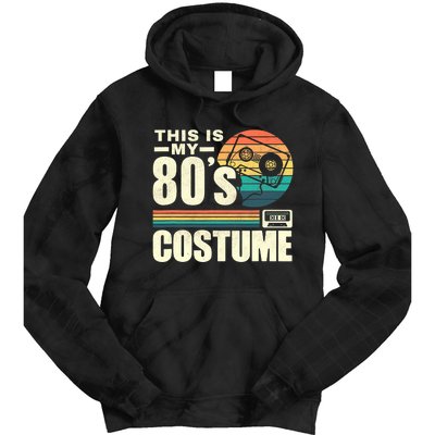 Vintage 80s This is My 80's Costume Party Retro Tie Dye Hoodie