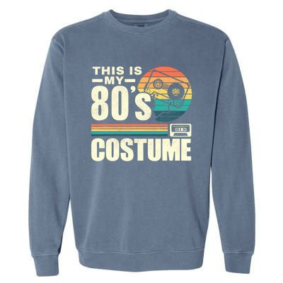 Vintage 80s This is My 80's Costume Party Retro Garment-Dyed Sweatshirt