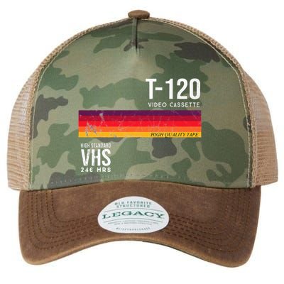 Vintage 80s Video Cassette Tape Vhs Legacy Tie Dye Trucker Hat