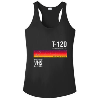 Vintage 80s Video Cassette Tape Vhs Ladies PosiCharge Competitor Racerback Tank
