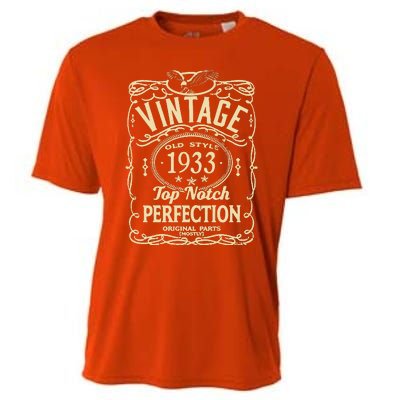 Vintage 90th Birthday top notch 1933 Cooling Performance Crew T-Shirt