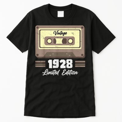 Vintage 95th Birthday T Cassette Tape 1928 Design Tall T-Shirt