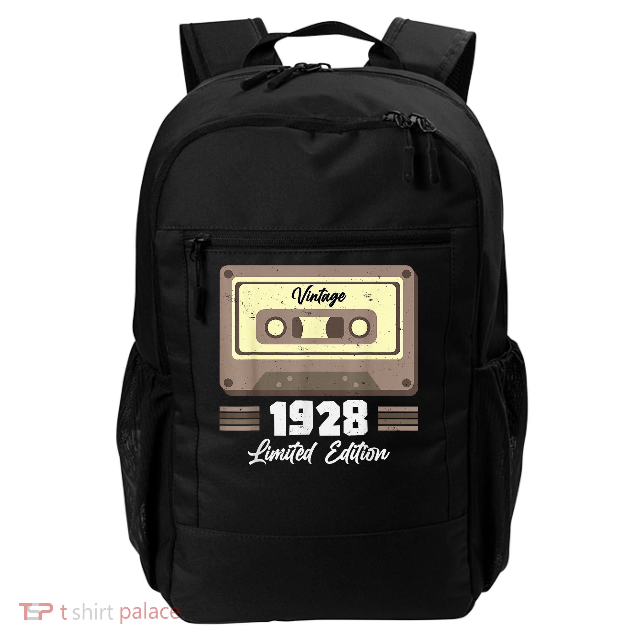 Vintage 95th Birthday T Cassette Tape 1928 Design Backpack