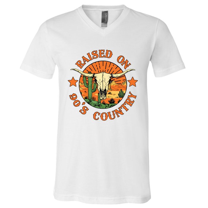 Vintage 90s Country Concert Tee DistressedWester V-Neck T-Shirt