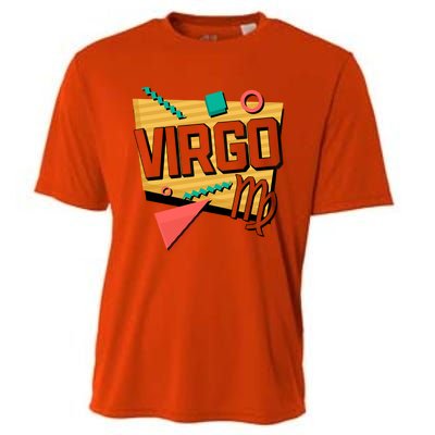 Virgo 90s Horoscope Zodiac Sign Astrology Gift Cooling Performance Crew T-Shirt