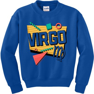 Virgo 90s Horoscope Zodiac Sign Astrology Gift Kids Sweatshirt