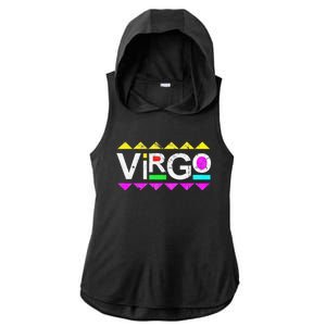 Virgo 90s Horoscope Zodiac Sign Astrology Gift Ladies PosiCharge Tri-Blend Wicking Draft Hoodie Tank