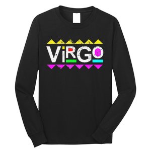 Virgo 90s Horoscope Zodiac Sign Astrology Gift Long Sleeve Shirt