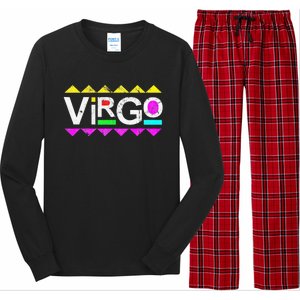 Virgo 90s Horoscope Zodiac Sign Astrology Gift Long Sleeve Pajama Set