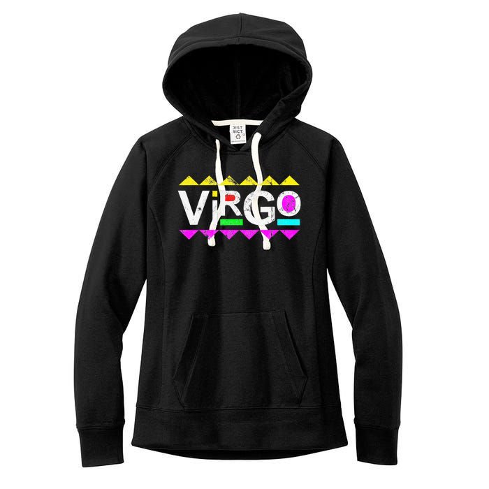 Virgo 90s Horoscope Zodiac Sign Astrology Gift Women's Fleece Hoodie