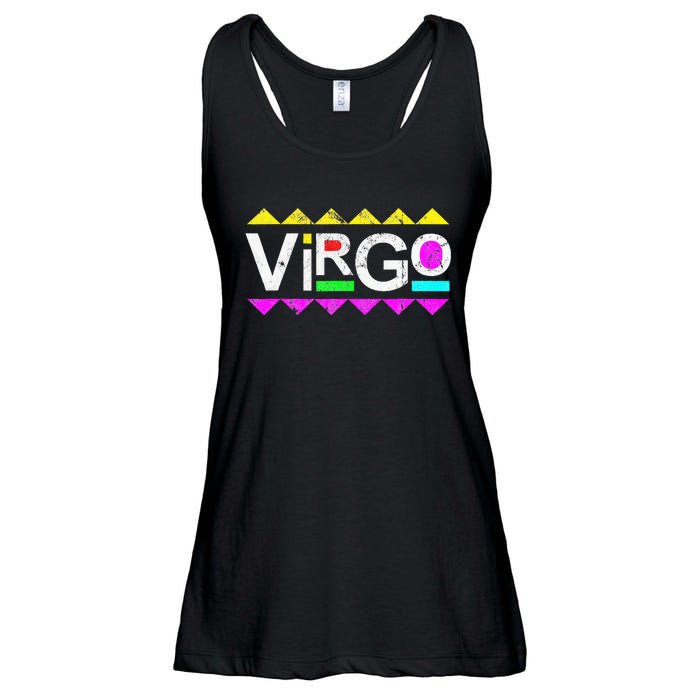 Virgo 90s Horoscope Zodiac Sign Astrology Gift Ladies Essential Flowy Tank