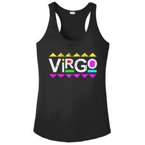 Virgo 90s Horoscope Zodiac Sign Astrology Gift Ladies PosiCharge Competitor Racerback Tank