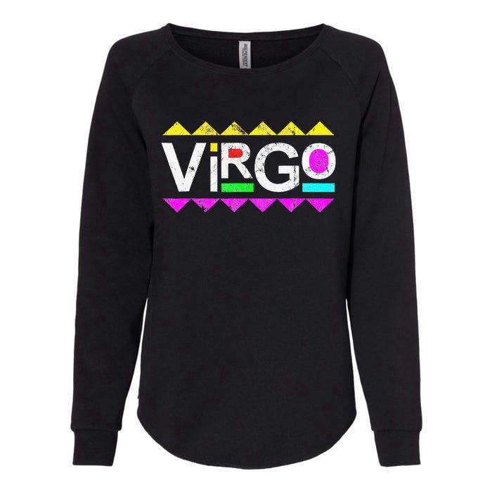 Virgo 90s Horoscope Zodiac Sign Astrology Gift Womens California Wash Sweatshirt