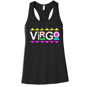 Virgo 90s Horoscope Zodiac Sign Astrology Gift Women's Racerback Tank