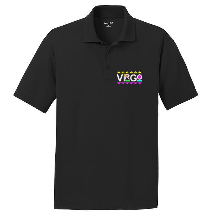 Virgo 90s Horoscope Zodiac Sign Astrology Gift PosiCharge RacerMesh Polo