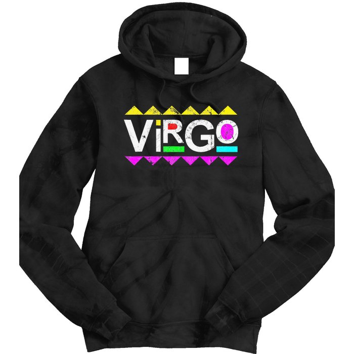 Virgo 90s Horoscope Zodiac Sign Astrology Gift Tie Dye Hoodie