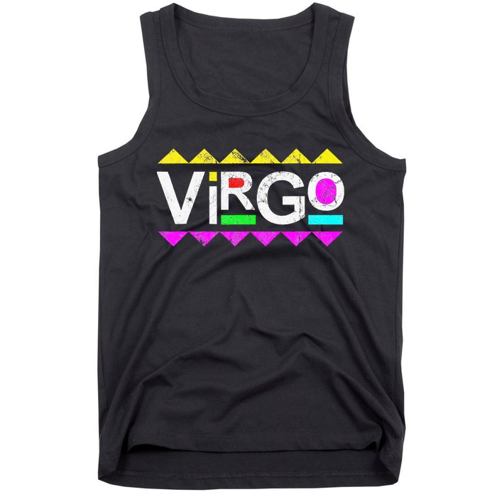 Virgo 90s Horoscope Zodiac Sign Astrology Gift Tank Top