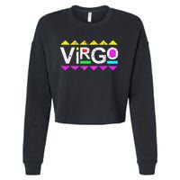 Virgo 90s Horoscope Zodiac Sign Astrology Gift Cropped Pullover Crew