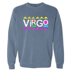 Virgo 90s Horoscope Zodiac Sign Astrology Gift Garment-Dyed Sweatshirt