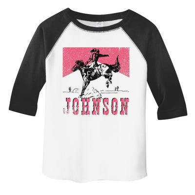 Vintage 90s Johnson Name Personalized Toddler Fine Jersey T-Shirt