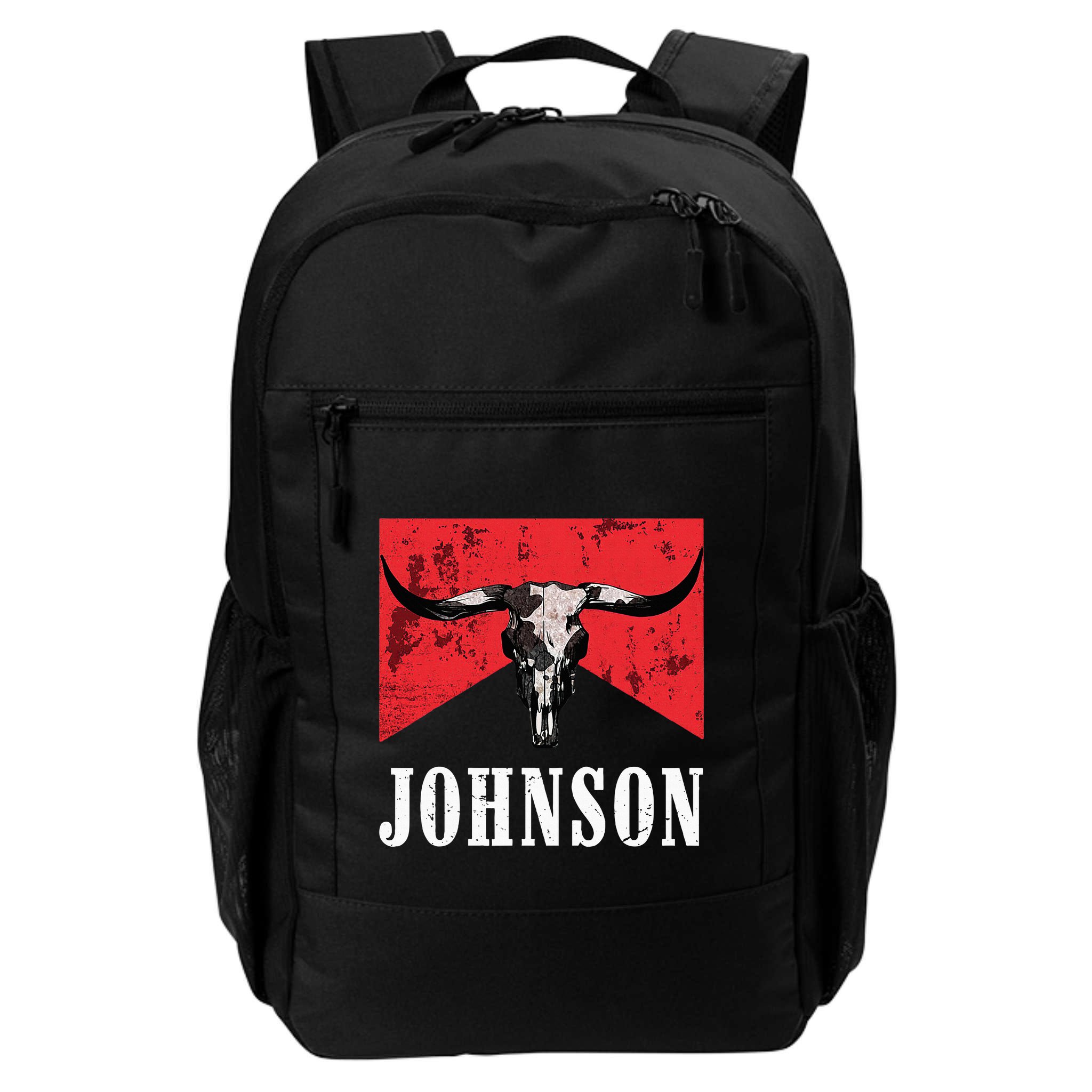 Vintage 90s Johnson Name Personalized Backpack
