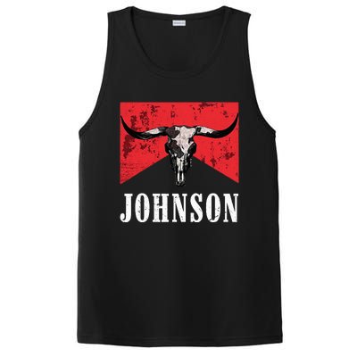 Vintage 90s Johnson Name Personalized PosiCharge Competitor Tank