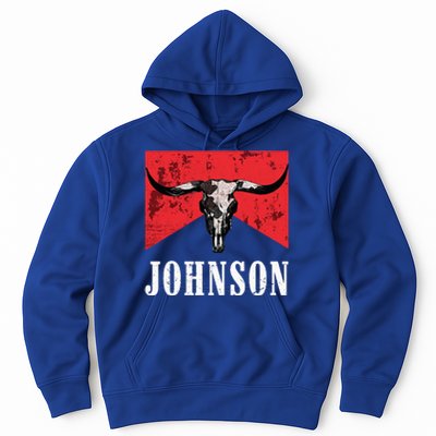 Vintage 90s Johnson Name Personalized Hoodie