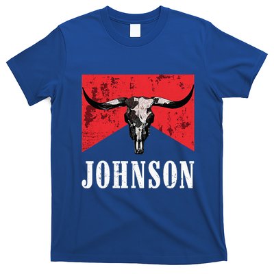 Vintage 90s Johnson Name Personalized T-Shirt