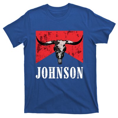 Vintage 90s Johnson Name Personalized T-Shirt