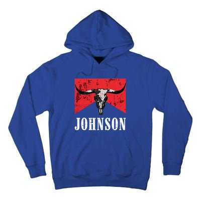 Vintage 90s Johnson Name Personalized Tall Hoodie