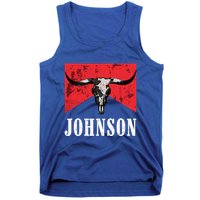 Vintage 90s Johnson Name Personalized Tank Top