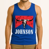 Vintage 90s Johnson Name Personalized Tank Top
