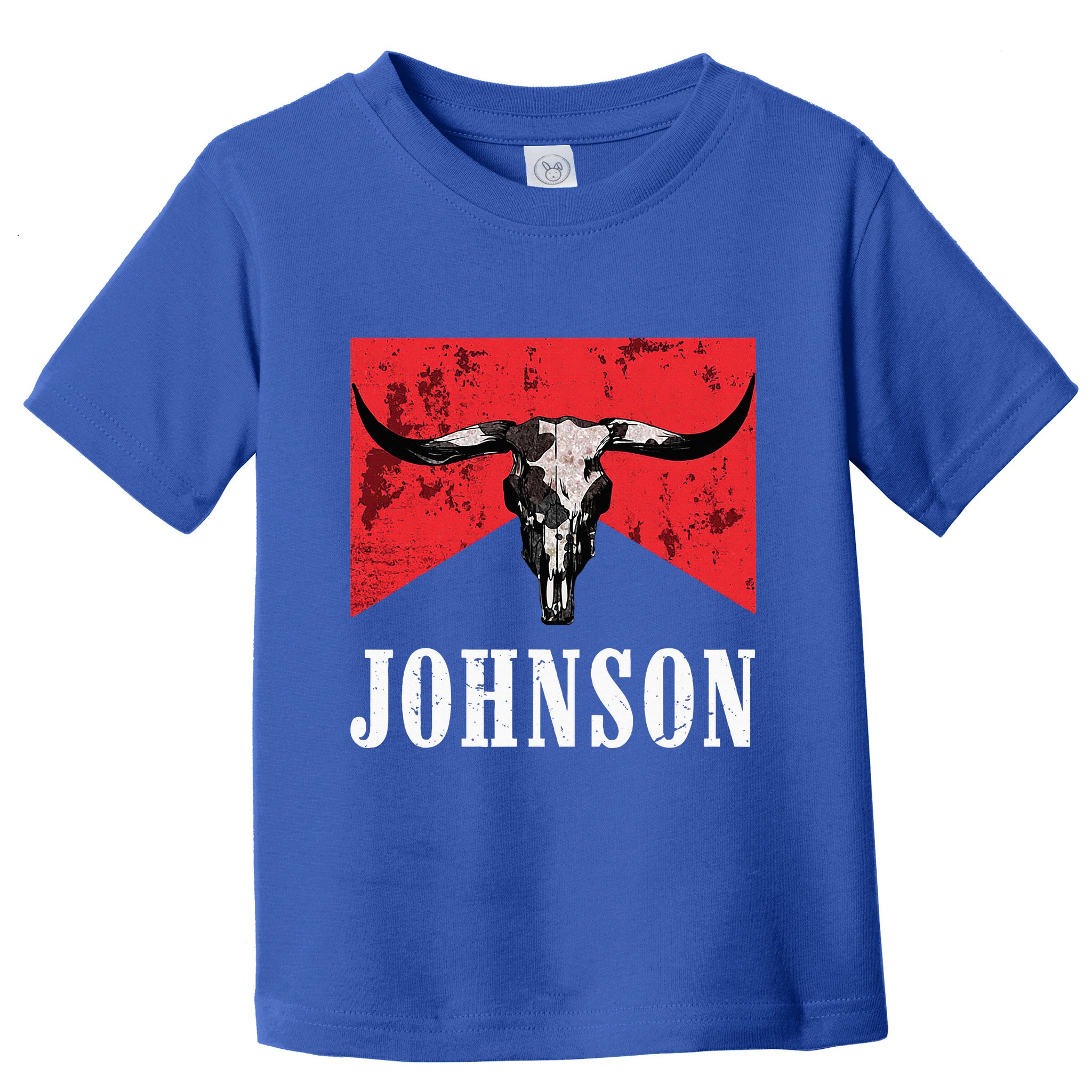 Vintage 90s Johnson Name Personalized Toddler T-Shirt