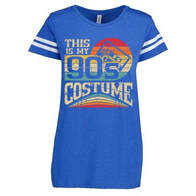 Vintage 90s Outfit This Is My 90s Costume Party Enza Ladies Jersey Football T-Shirt