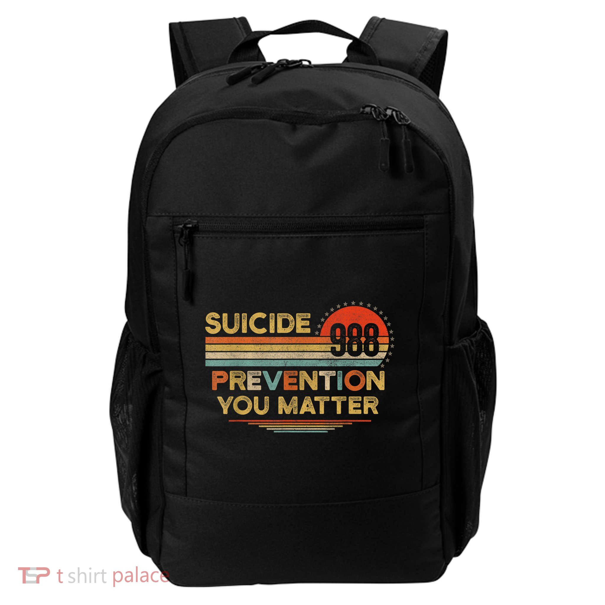 Vintage 988 Shirt Suicide Prevention 988 Backpack