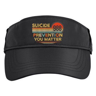 Vintage 988 Shirt Suicide Prevention 988 Adult Drive Performance Visor