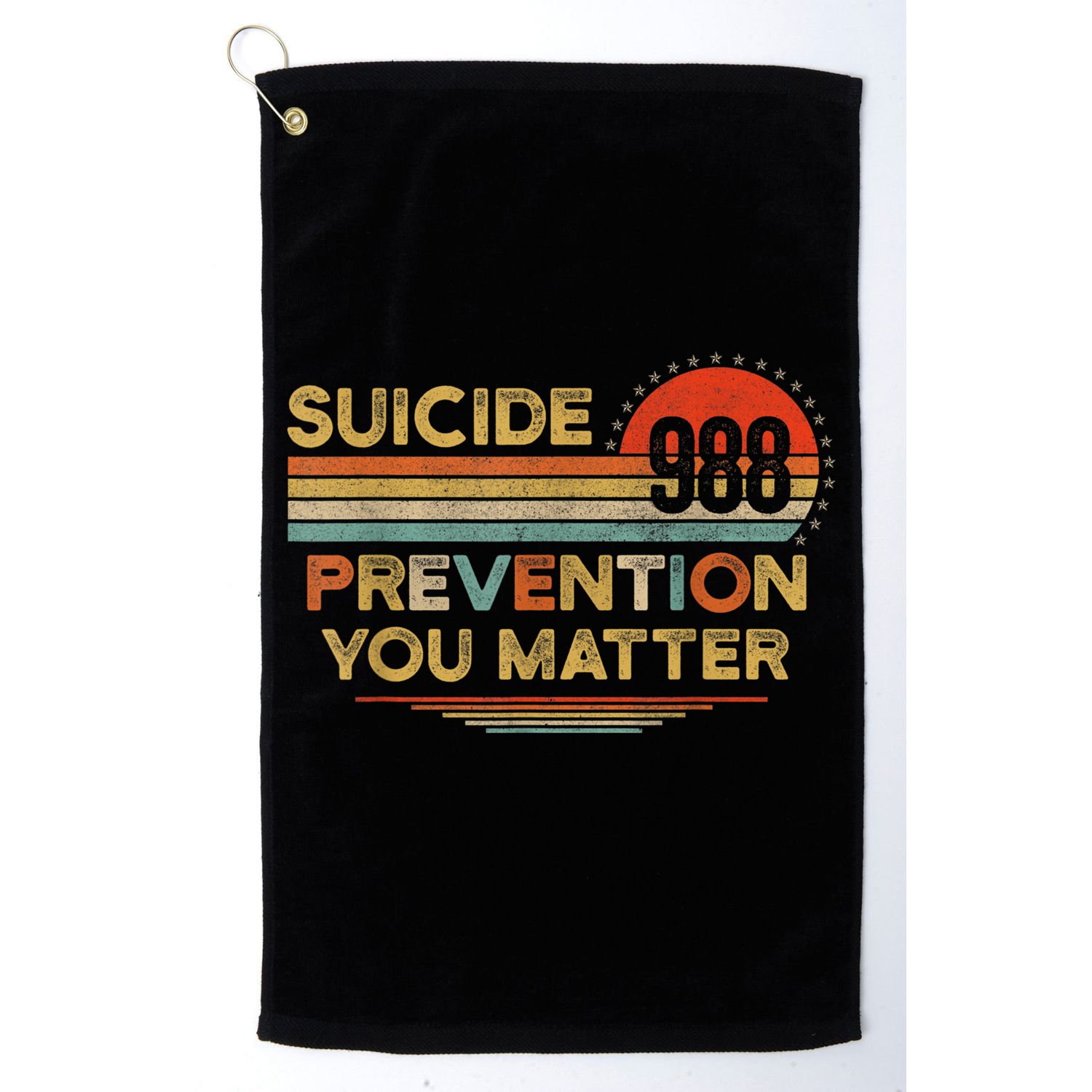 Vintage 988 Shirt Suicide Prevention 988 Golf Towel