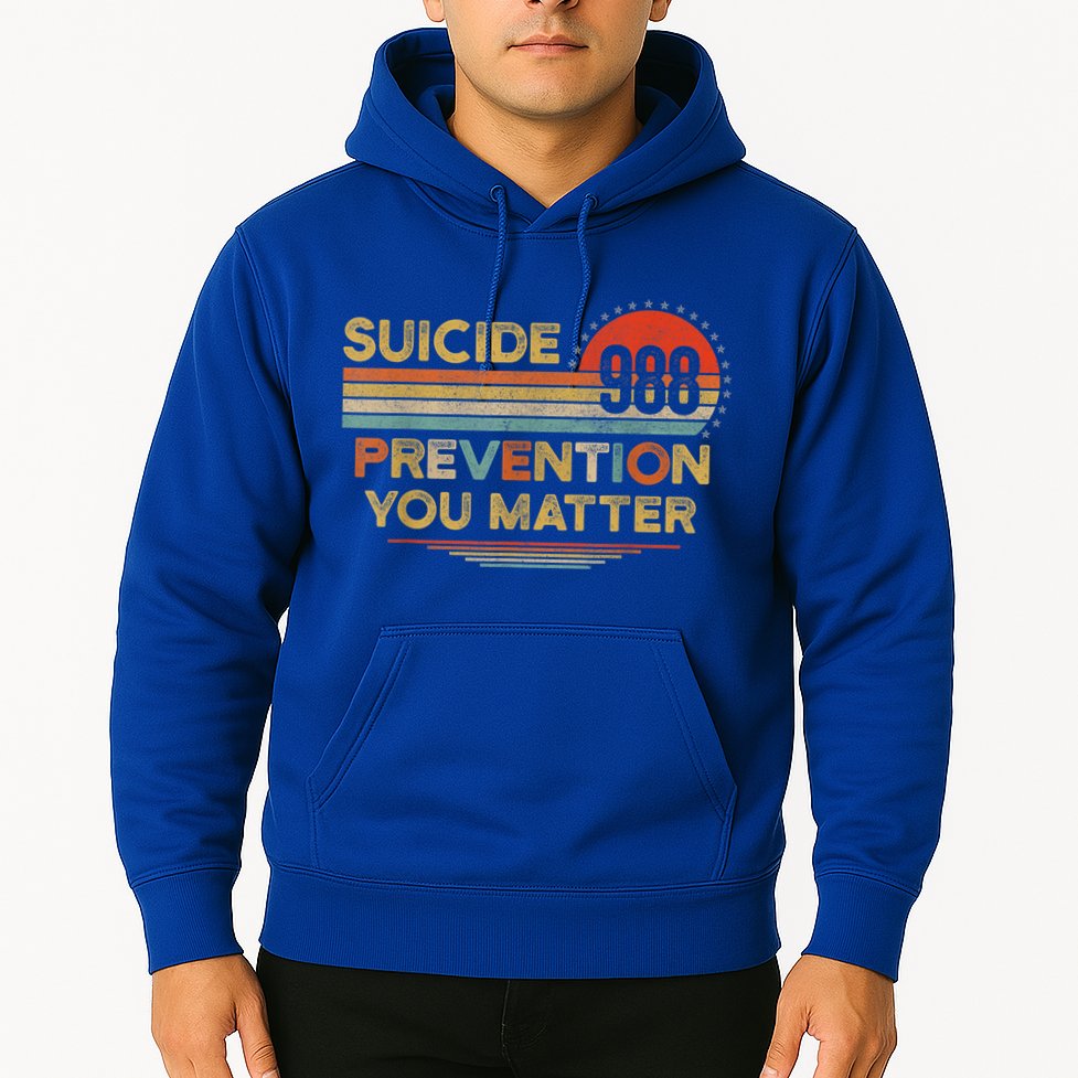 Vintage 988 Shirt Suicide Prevention 988 Hoodie