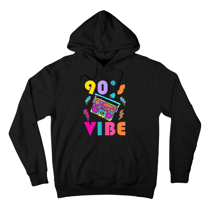 Vintage 90s Vibe 90s Music Lover I Heart The Nineties Hoodie