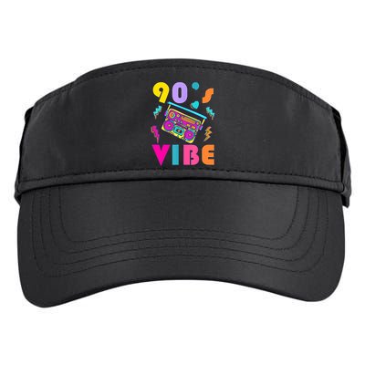 Vintage 90s Vibe 90s Music Lover I Heart The Nineties Adult Drive Performance Visor