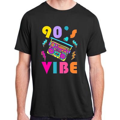 Vintage 90s Vibe 90s Music Lover I Heart The Nineties Adult ChromaSoft Performance T-Shirt