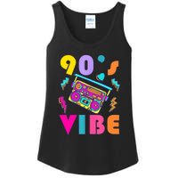 Vintage 90s Vibe 90s Music Lover I Heart The Nineties Ladies Essential Tank