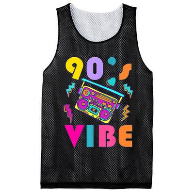 Vintage 90s Vibe 90s Music Lover I Heart The Nineties Mesh Reversible Basketball Jersey Tank