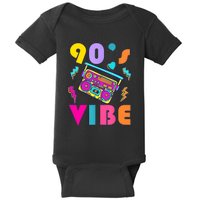 Vintage 90s Vibe 90s Music Lover I Heart The Nineties Baby Bodysuit