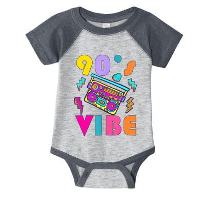 Vintage 90s Vibe 90s Music Lover I Heart The Nineties Infant Baby Jersey Bodysuit