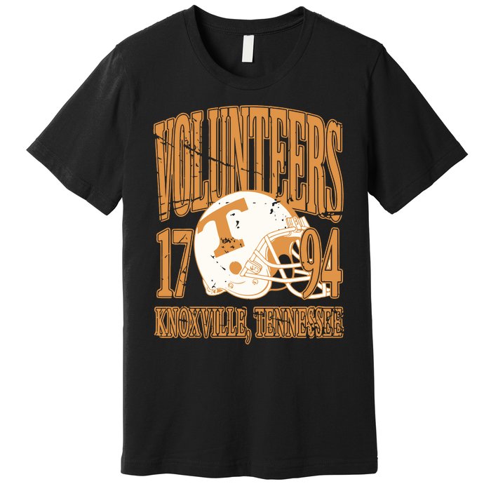 Vintage 90s Volunteers Football Tennessee Premium T-Shirt